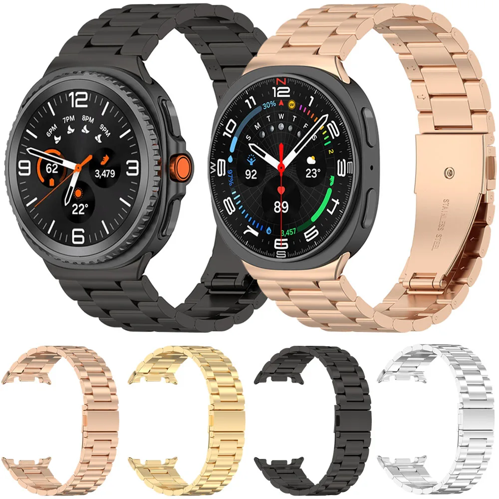 Metal Strap for Samsung Galaxy Watch 8 44mm 40mm/8 Classic 46mm No Gaps Wristband for Samsung Galaxy Watch Ultra 2025 47mm Strap
Metal Strap for Samsung Galaxy Watch 8 44mm 40mm/8 Classic 46mm No Gaps Wristband for Samsung Galaxy Watch Ultra 2025 47mm Strap
