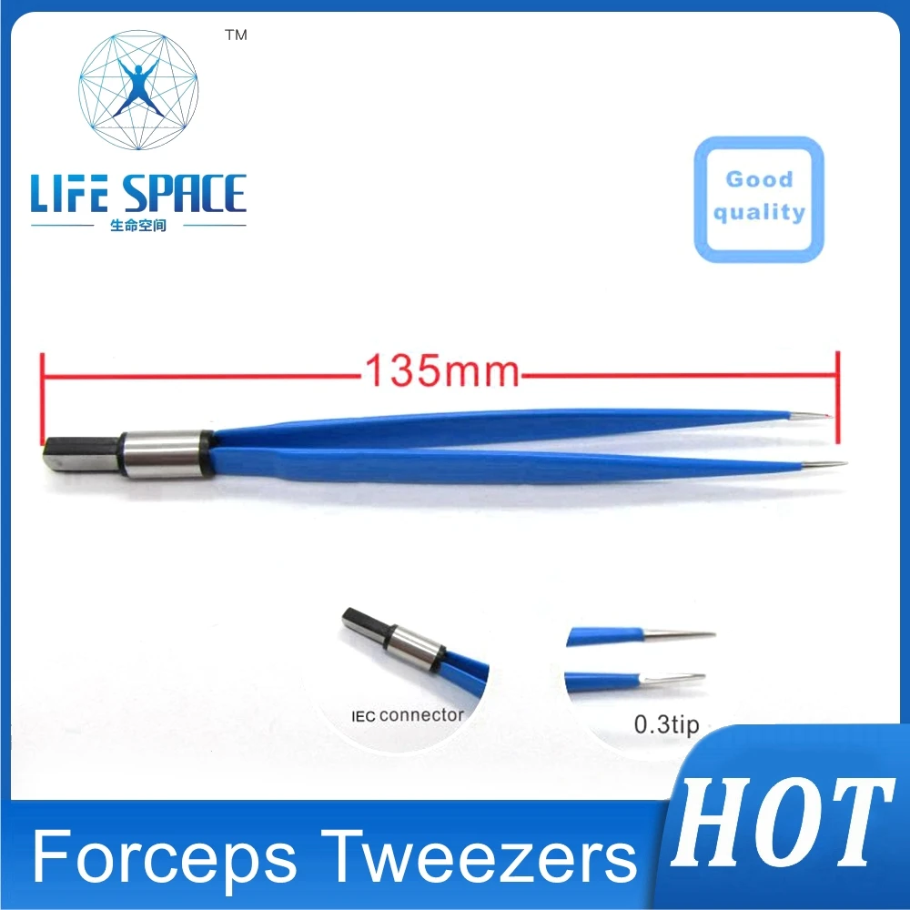 EMI-13503S Reusable Bipolar Forcep IEC,Electrosurgical Electrocoagulation Tweezers Electrode Connection Surgical Instrument
EMI-13503S Reusable Bipolar Forcep IEC,Electrosurgical Electrocoagulation Tweezers Electrode Connection Surgical Instrument