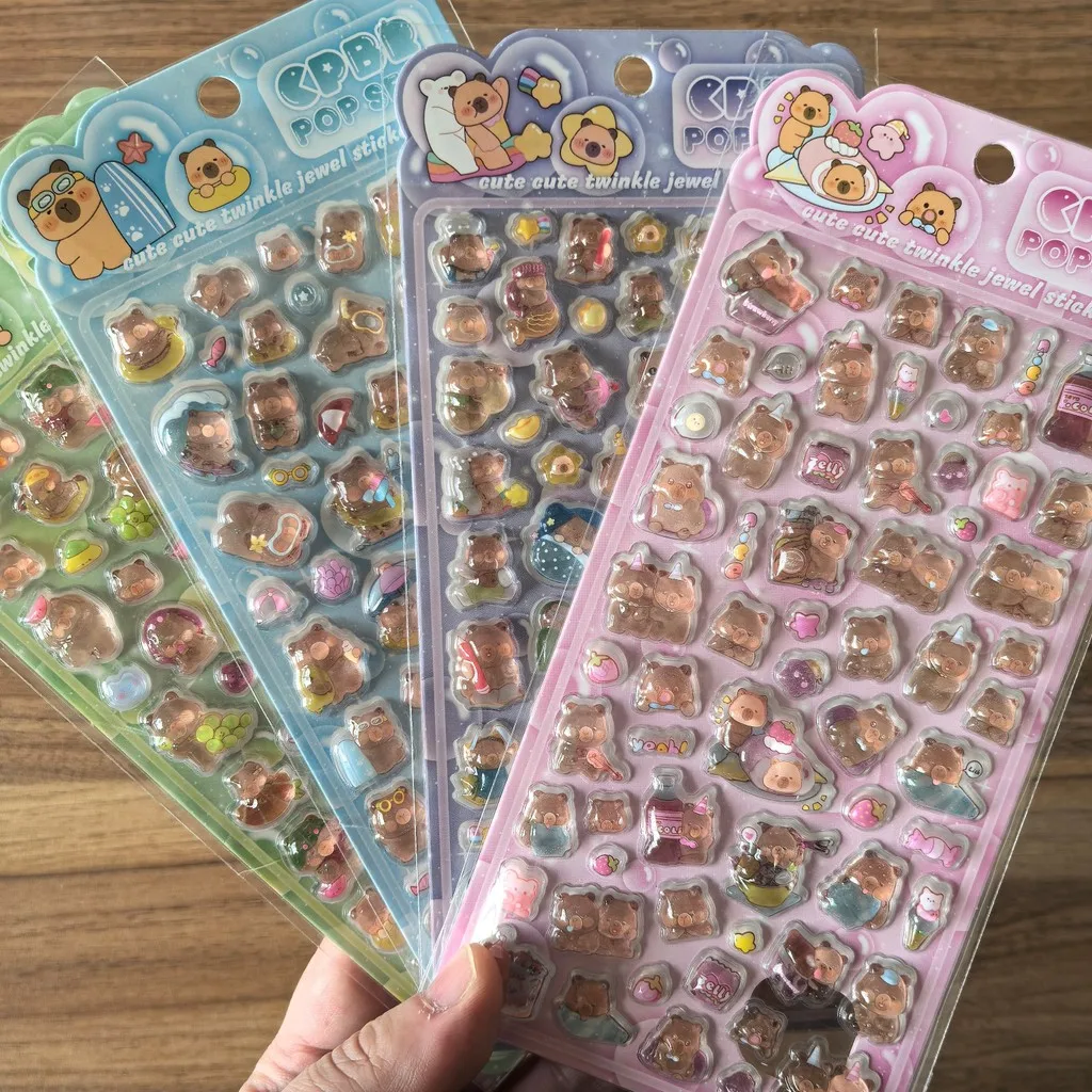 3D Embossed Capybara Sticker Set (4 Pcs)Decor for Handcrafts Notebooks Device Embellishment & Gifts Golden Memory Stickers Store
3D Embossed Capybara Sticker Set (4 Pcs)Decor for Handcrafts Notebooks Device Embellishment & Gifts Golden Memory Stickers Store