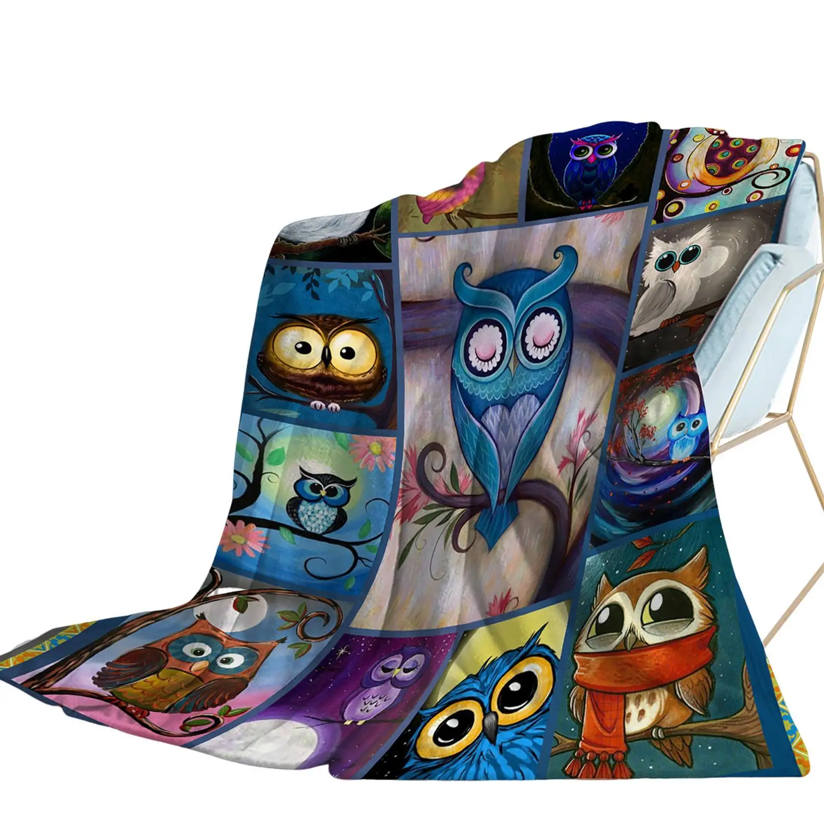 Owl Blanket Soft Warm Owl Throws Plush Blanket For Bed For Women Kids Home Camping Car Chair Sofa Bed Couch Living Room Bedroom
Owl Blanket Soft Warm Owl Throws Plush Blanket For Bed For Women Kids Home Camping Car Chair Sofa Bed Couch Living Room Bedroom