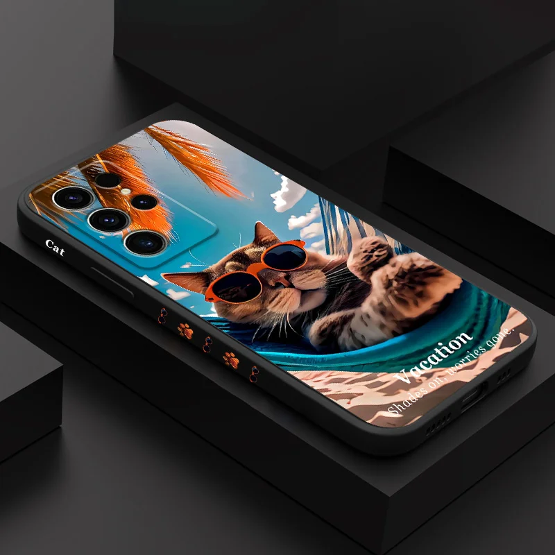 Vacation Cat Phone Case For Samsung Galaxy S25 S24 S23 S22 S21 S20 S10 S10E Ultra Plus FE Note 20 Ultra Plus Cover
Vacation Cat Phone Case For Samsung Galaxy S25 S24 S23 S22 S21 S20 S10 S10E Ultra Plus FE Note 20 Ultra Plus Cover