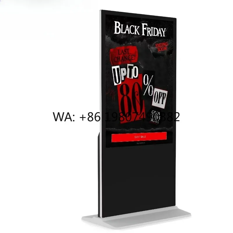 32 55 65 86 Inch Smart Interactive Touch Screen Vertical Poster Floor Stand LCD Commercial Digital Advertising Totem Display
32 55 65 86 Inch Smart Interactive Touch Screen Vertical Poster Floor Stand LCD Commercial Digital Advertising Totem Display