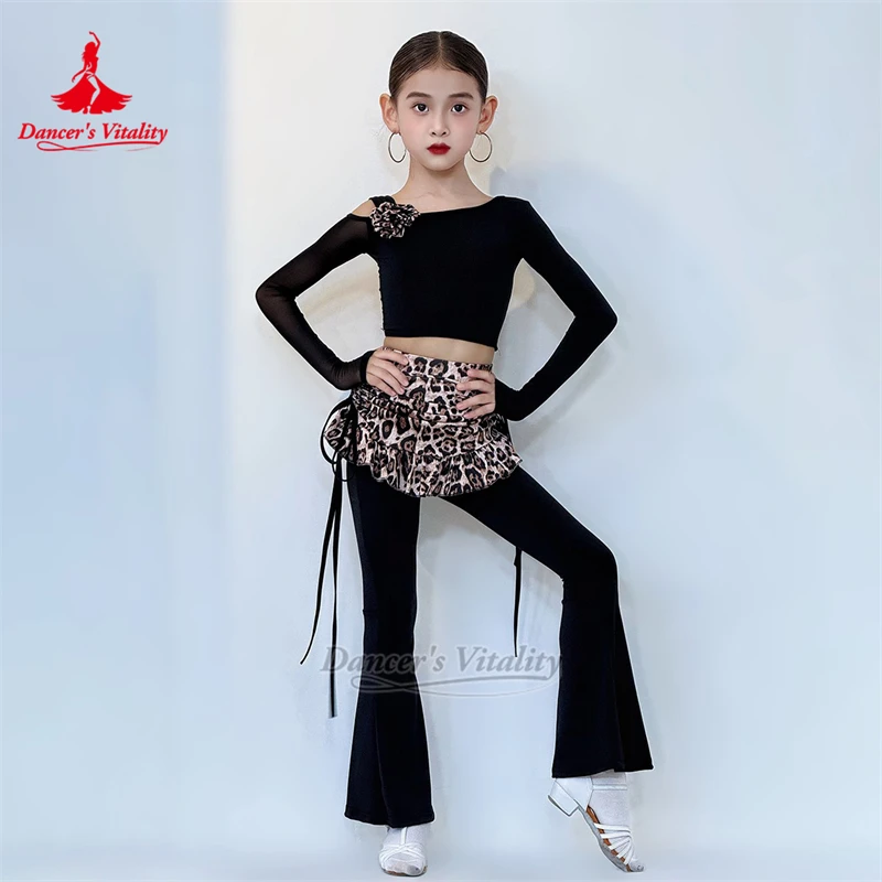 Детский подростковый топ для чача-самбы + брюки, черный + леопардовый принт, тренировочный комплект из 2 предметов, танцевальная жизненная одежда для латинских танцев
Детский подростковый топ для чача-самбы + брюки, черный + леопардовый принт, тренировочный комплект из 2 предметов, танцевальная жизненная одежда для латинских танцев