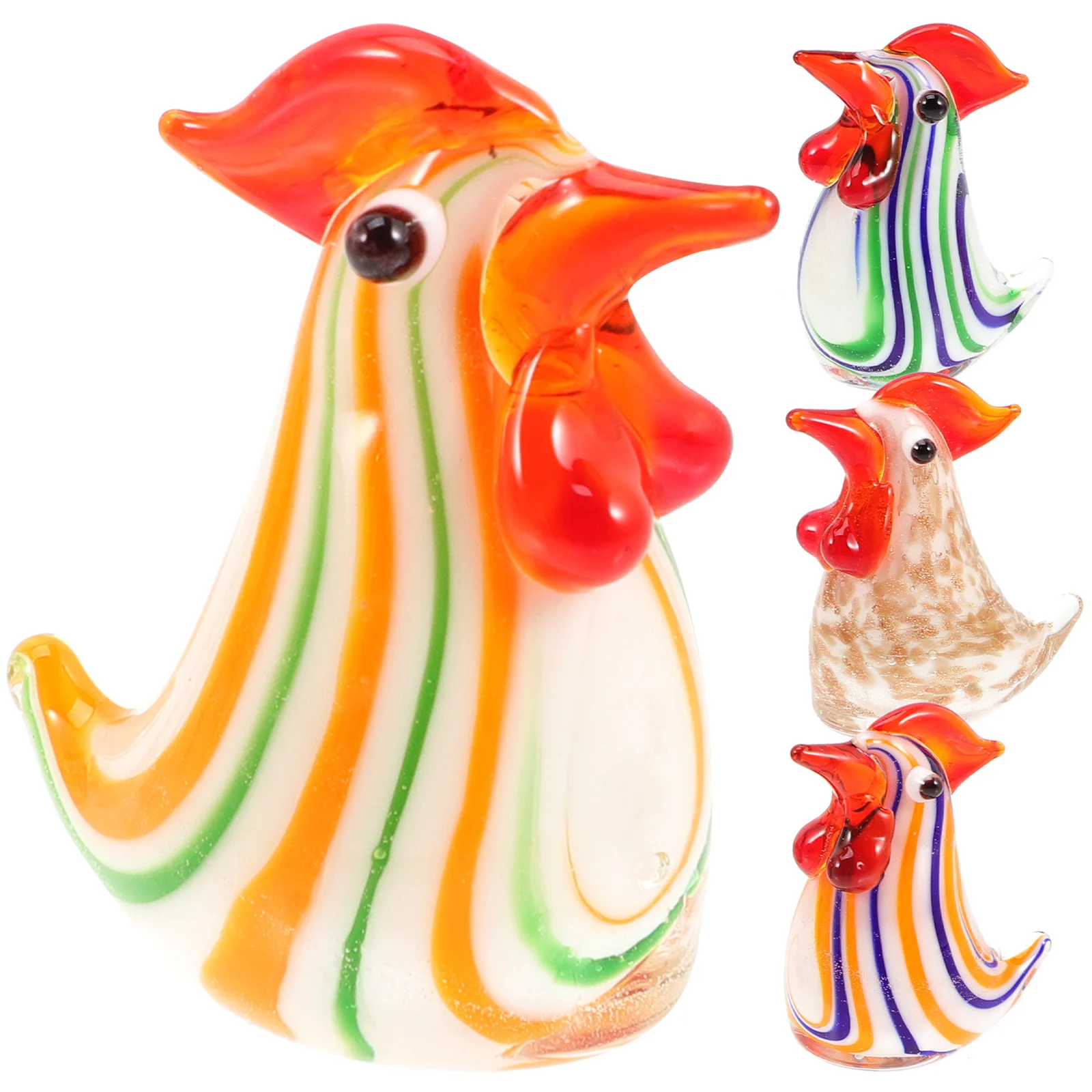 4Pcs Glass Chicken Decor Small Size Vivid Fun Home Decoration for Bedroom Room Kitchen Living Room Garden Yard Patio
4Pcs Glass Chicken Decor Small Size Vivid Fun Home Decoration for Bedroom Room Kitchen Living Room Garden Yard Patio