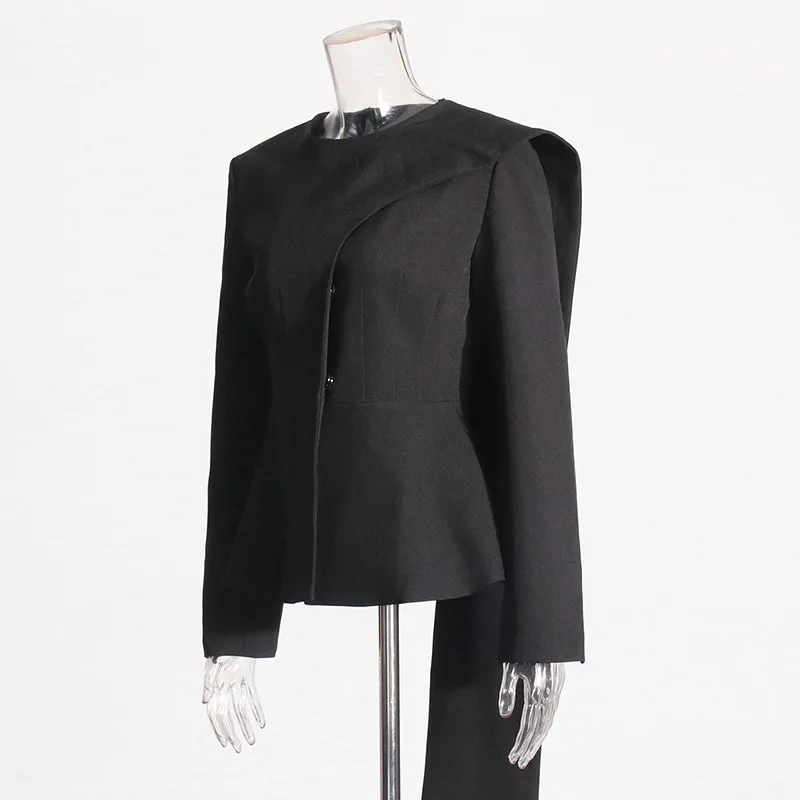 Australian Trendy Round Neck Waist Slimming Ruffle Edge 2025 New Jacket Niche Design Scarf Style Suit Jacket For Women
Australian Trendy Round Neck Waist Slimming Ruffle Edge 2025 New Jacket Niche Design Scarf Style Suit Jacket For Women