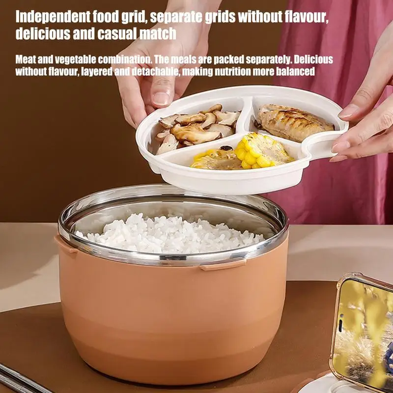 Thermal Lunch Box For Adults Lunch Box Containers With Utensil Multi Compartments Leakproof Container For Salad Storage Work
Thermal Lunch Box For Adults Lunch Box Containers With Utensil Multi Compartments Leakproof Container For Salad Storage Work