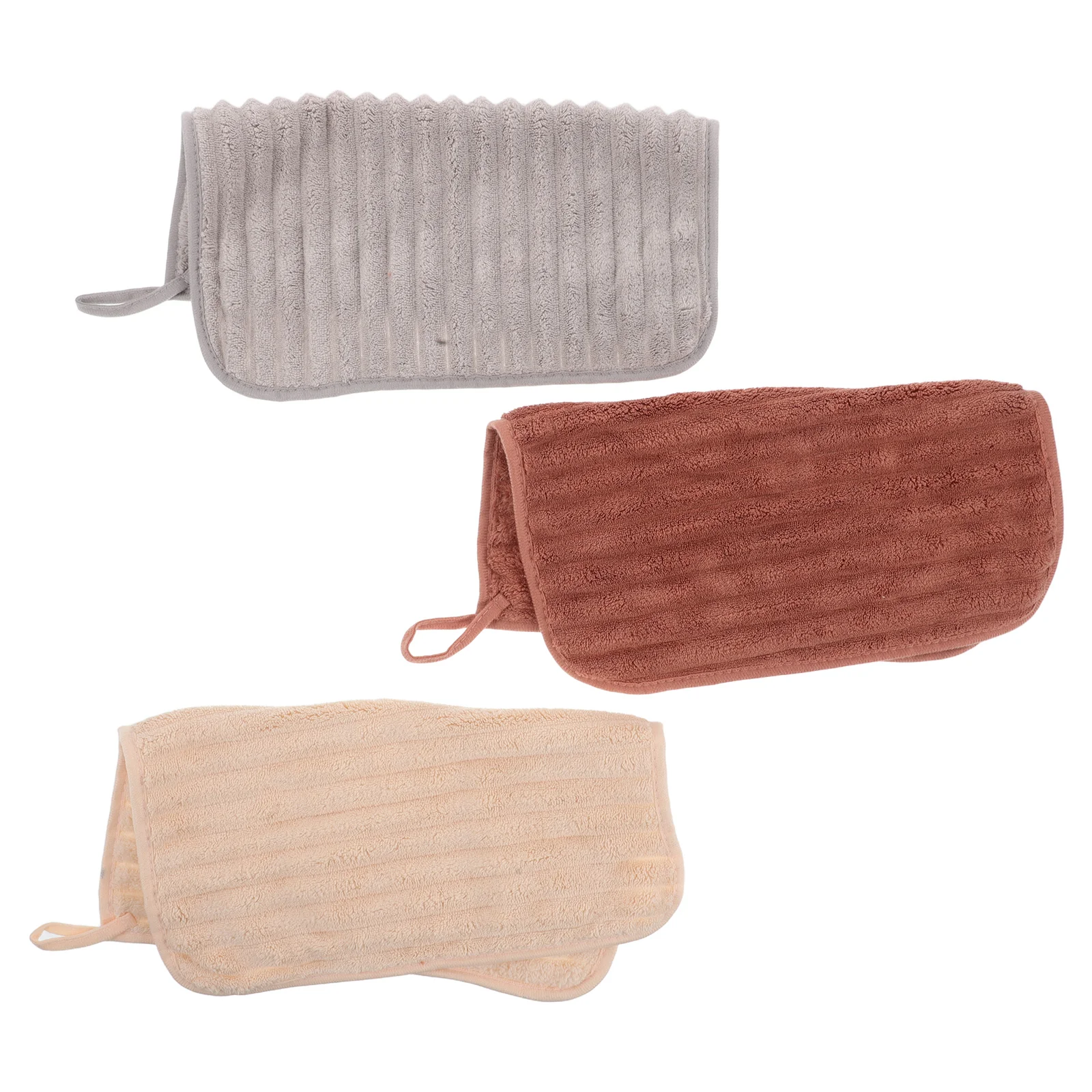 3pcs Bath Towels Bulk Soft Thick Coral Fleece Stylish Wide Stripes High Absorbency Quick Dry Hanging Loop Versatile Use Travel
3pcs Bath Towels Bulk Soft Thick Coral Fleece Stylish Wide Stripes High Absorbency Quick Dry Hanging Loop Versatile Use Travel