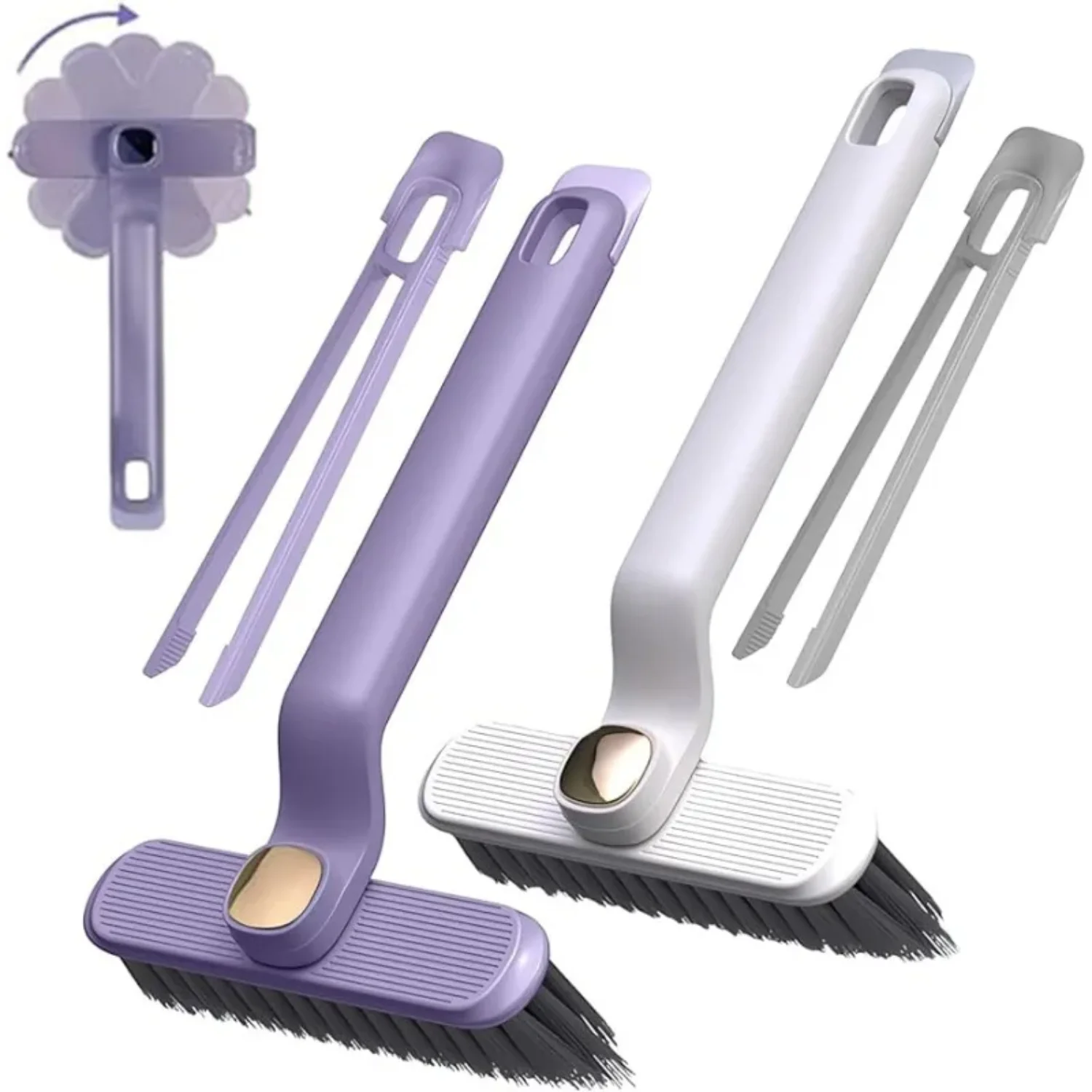 Multifunctional Rotating Crevice Cleaning Brush Bathroom and Kitchen, 2-in-1 Cleaning Brush Crevice and Surface Cleaning
Multifunctional Rotating Crevice Cleaning Brush Bathroom and Kitchen, 2-in-1 Cleaning Brush Crevice and Surface Cleaning