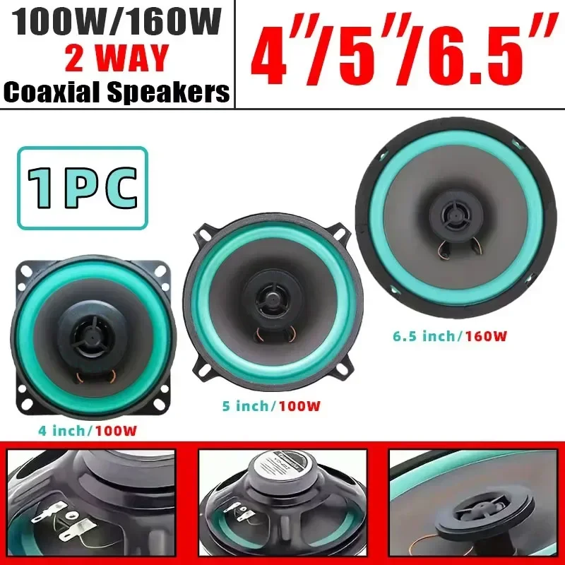 1PC 4/5/6 Inch Car Speakers HiFi Coaxial Subwoofer Universal Automotive Audio Music Full Range Car Stereo Speaker
1PC 4/5/6 Inch Car Speakers HiFi Coaxial Subwoofer Universal Automotive Audio Music Full Range Car Stereo Speaker