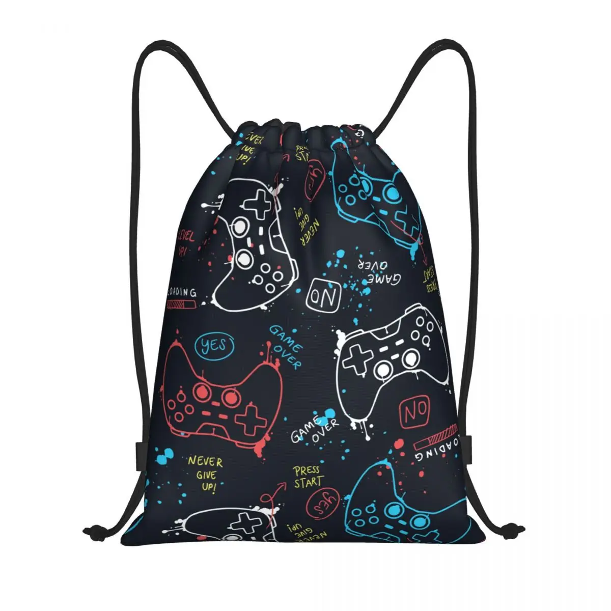 Custom Gamer Gaming Drawstring Bags Men Women Lightweight Video Game Controller Sports Gym Storage Backpack
Custom Gamer Gaming Drawstring Bags Men Women Lightweight Video Game Controller Sports Gym Storage Backpack