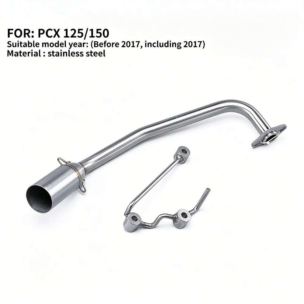 2010-2017 Front Link Pipe 51mm Line For HONDA PCX125 PCX150 PCX 125 150 Motorcycle Exhaust System Stainless
2010-2017 Front Link Pipe 51mm Line For HONDA PCX125 PCX150 PCX 125 150 Motorcycle Exhaust System Stainless