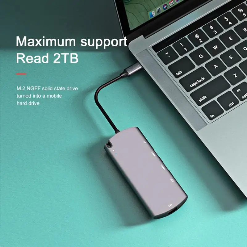 Hard Disk Box + Docking Station 6-in-1 NGF Mobile Storage Dock Type-C Multiport Type C USB-C Adapter For Macbook Air
Hard Disk Box + Docking Station 6-in-1 NGF Mobile Storage Dock Type-C Multiport Type C USB-C Adapter For Macbook Air