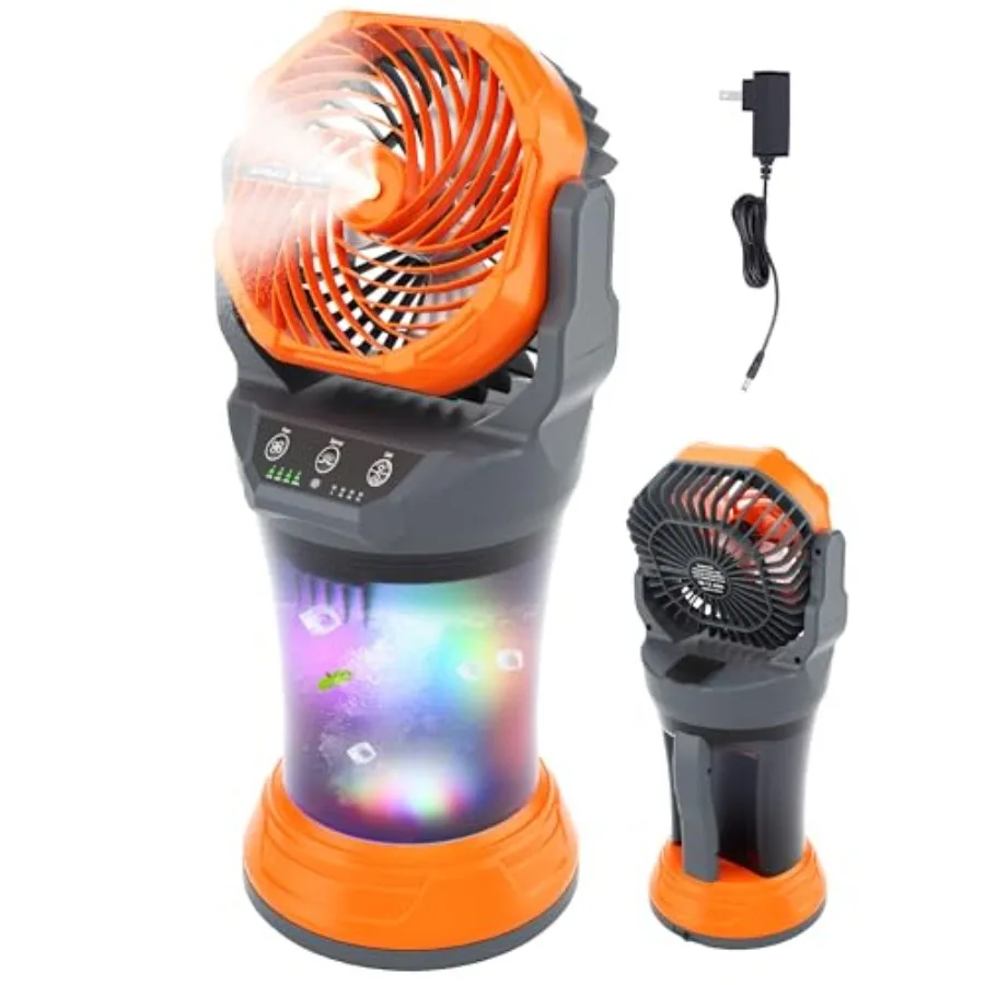 30000mAh Misting Fan Portable Battery Powered Fan with 2L Water Tank, Portable Mist Cooling Fans for Outdoor Camping Tent Beach
30000mAh Misting Fan Portable Battery Powered Fan with 2L Water Tank, Portable Mist Cooling Fans for Outdoor Camping Tent Beach