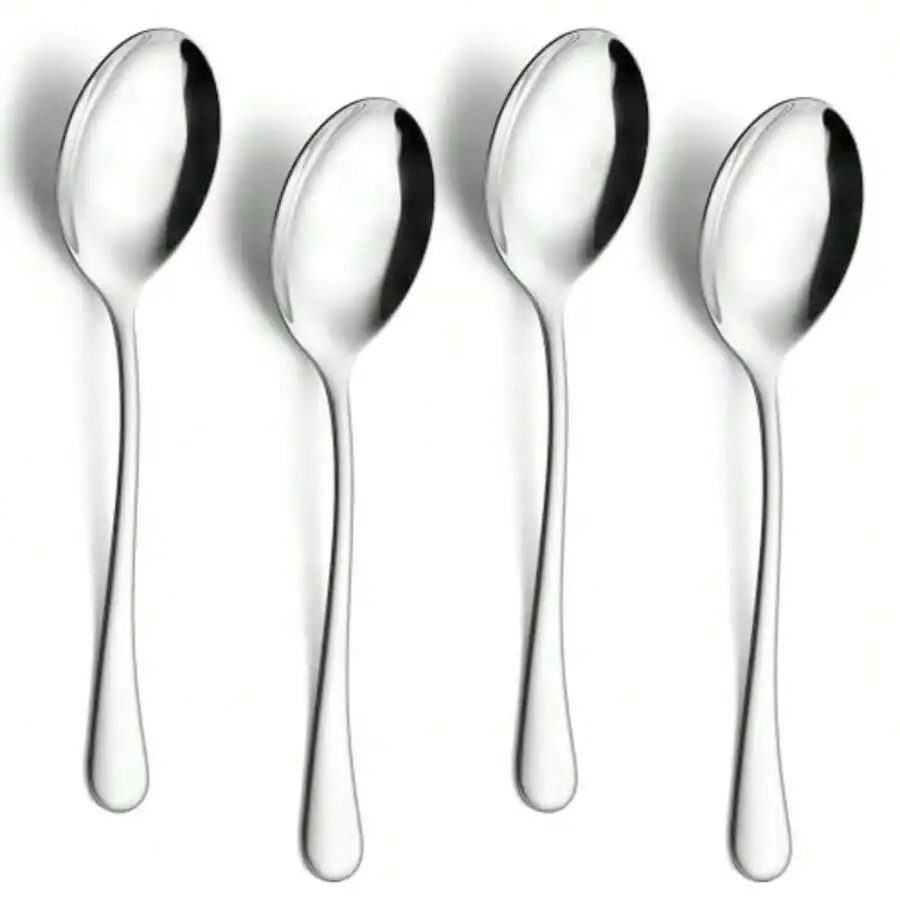 4 Pack 9.8 Inch Stainless Steel Serving Spoons For Buffet Party Catering Wedding Restaurant Dishwasher Safe
4 Pack 9.8 Inch Stainless Steel Serving Spoons For Buffet Party Catering Wedding Restaurant Dishwasher Safe