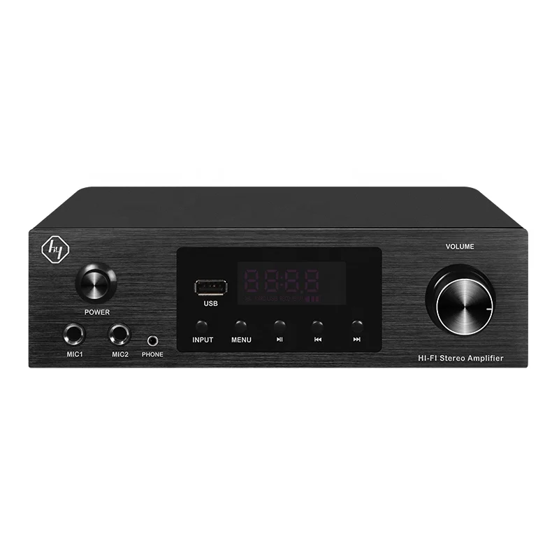 Hi-Fi 2,0 Мини 240 Вт профессиональный домашний усилитель мощности, высокомощный мини-усилитель мощности для караоке
Hi-Fi 2,0 Мини 240 Вт профессиональный домашний усилитель мощности, высокомощный мини-усилитель мощности для караоке