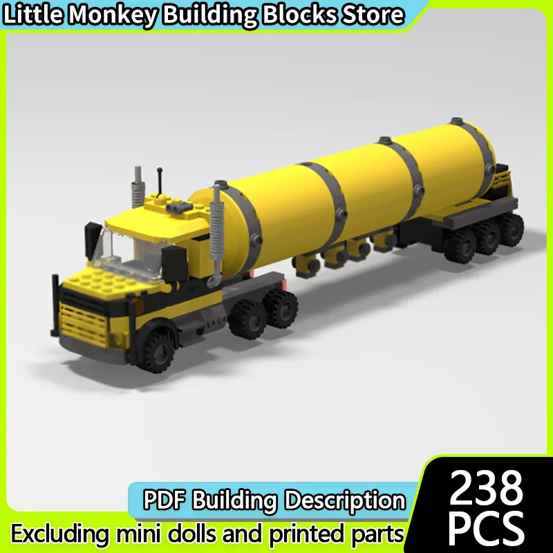 Конструктор City Car Model MOC: Классический инженерный тягач-полуприцеп, модульная технология, детский праздничный подарок, набор для сборки игрушек
Конструктор City Car Model MOC: Классический инженерный тягач-полуприцеп, модульная технология, детский праздничный подарок, набор для сборки игрушек