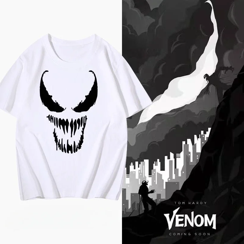 2025 Large Size Women's Clothing Pure Cotton Printing, Venom Short-sleeved Movies, The Same Summer T-shirt Trend Printing
2025 Large Size Women's Clothing Pure Cotton Printing, Venom Short-sleeved Movies, The Same Summer T-shirt Trend Printing