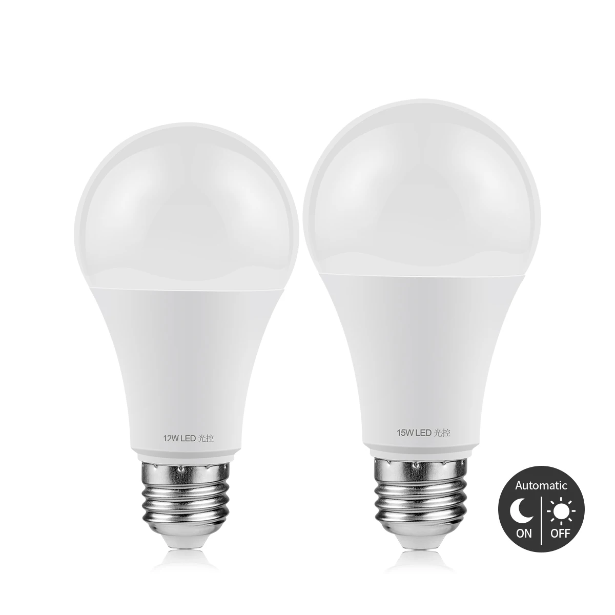 15W LED Dusk To Dawn Bulb E27 Light Sensor Outdoor Light AC 110V 220V Day Night Light Auto ON/OFF LED Smart Lamp for Garden
15W LED Dusk To Dawn Bulb E27 Light Sensor Outdoor Light AC 110V 220V Day Night Light Auto ON/OFF LED Smart Lamp for Garden 