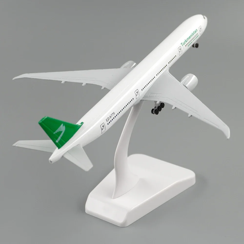 18cm Aircraft Boeing 777 Turkmenistan Airlines Alloy Airplane B777 with Wheel Model Toy Children Gift for Collection Decoration
18cm Aircraft Boeing 777 Turkmenistan Airlines Alloy Airplane B777 with Wheel Model Toy Children Gift for Collection Decoration