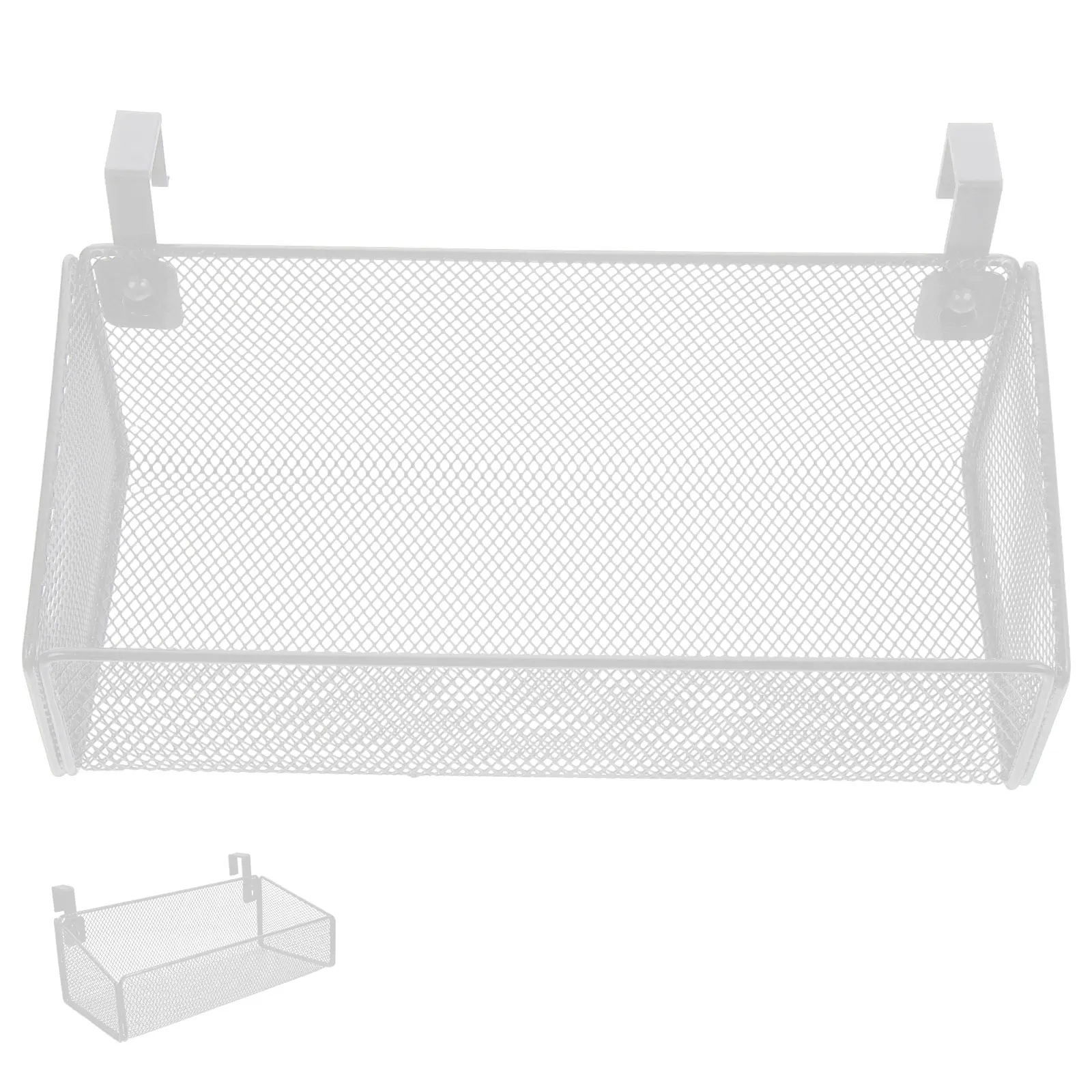 Thickened Metal Bedside Hanging Storage Dormitory Bed Hanging Basket Strong Load-Bearing For Books Phones Cups Metal 
Thickened Metal Bedside Hanging Storage Dormitory Bed Hanging Basket Strong Load-Bearing For Books Phones Cups Metal