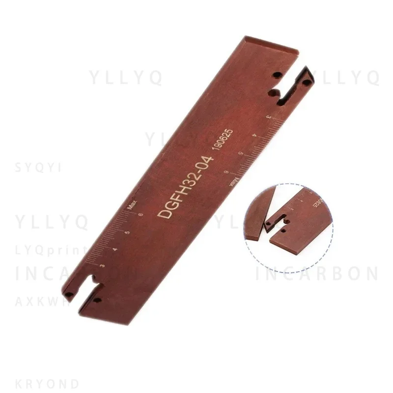 High Precision SMBB Series Tool Holder DGFH26/DGFH32, 2/3/4 slot sizes, for MGMN Carbide Inserts, CNC Lathe Use
High Precision SMBB Series Tool Holder DGFH26/DGFH32, 2/3/4 slot sizes, for MGMN Carbide Inserts, CNC Lathe Use