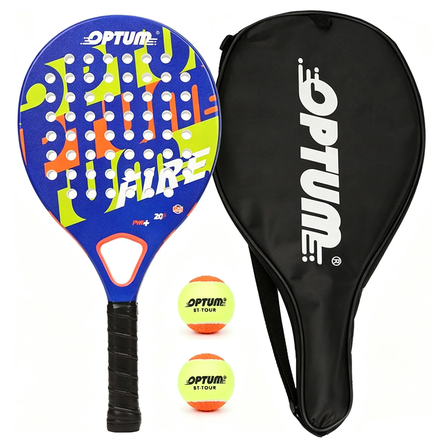 OPTUM Fire Junior Carbon Fiber Beach Tennis Racquet Includes 2 Balls Light Racket For Young
OPTUM Fire Junior Carbon Fiber Beach Tennis Racquet Includes 2 Balls Light Racket For Young