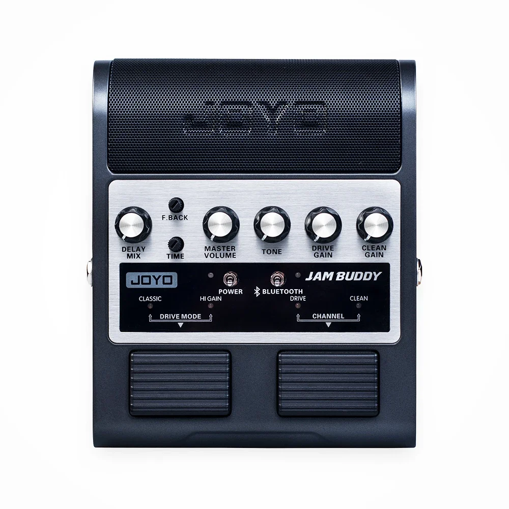 JOYO JAM BUDDY Portable Guitar Amplifier & Pedal 2 in 1 Rechargeable Bluetooth Guitar Practice Amp with Footswitch
JOYO JAM BUDDY Portable Guitar Amplifier & Pedal 2 in 1 Rechargeable Bluetooth Guitar Practice Amp with Footswitch