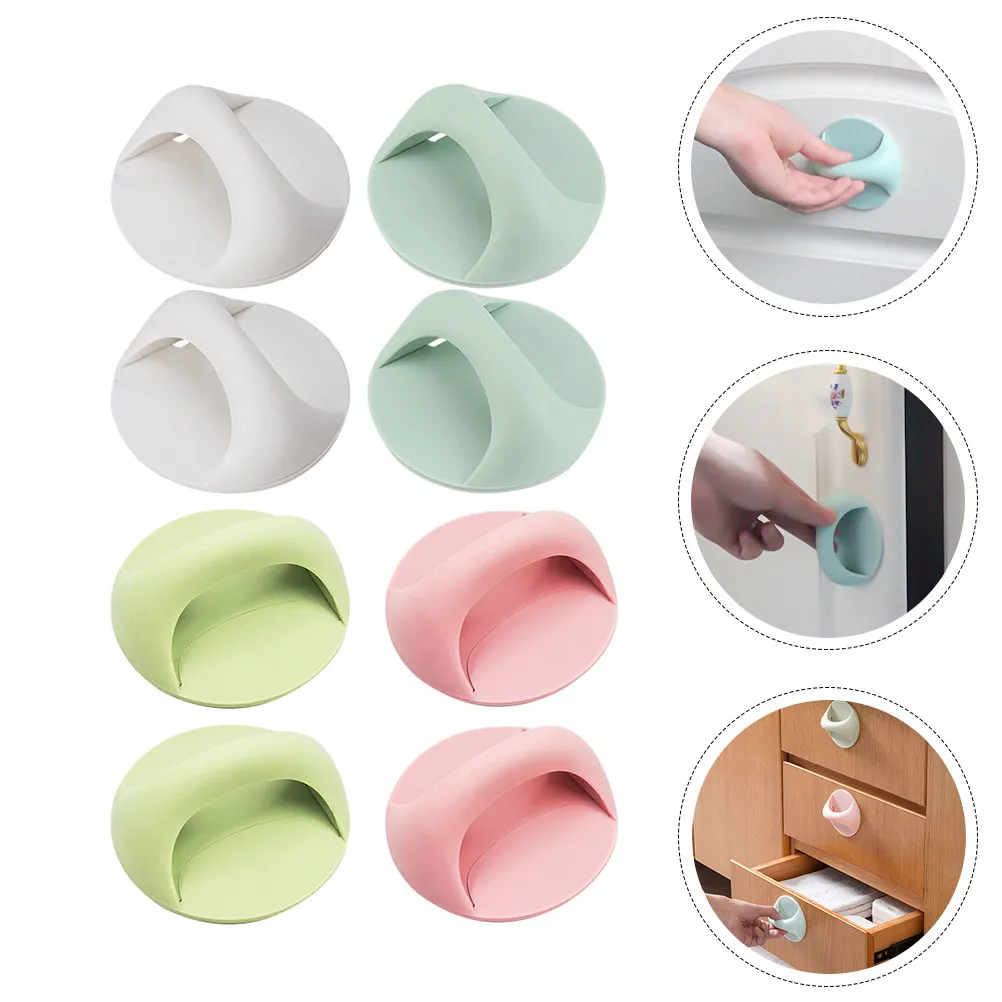 8Pcs Adhesive Door Handles Punch-Free Sticky Pull Knobs for Kitchen Cabinets Wardrobe Drawers Cupboard Furniture Easy Install
8Pcs Adhesive Door Handles Punch-Free Sticky Pull Knobs for Kitchen Cabinets Wardrobe Drawers Cupboard Furniture Easy Install