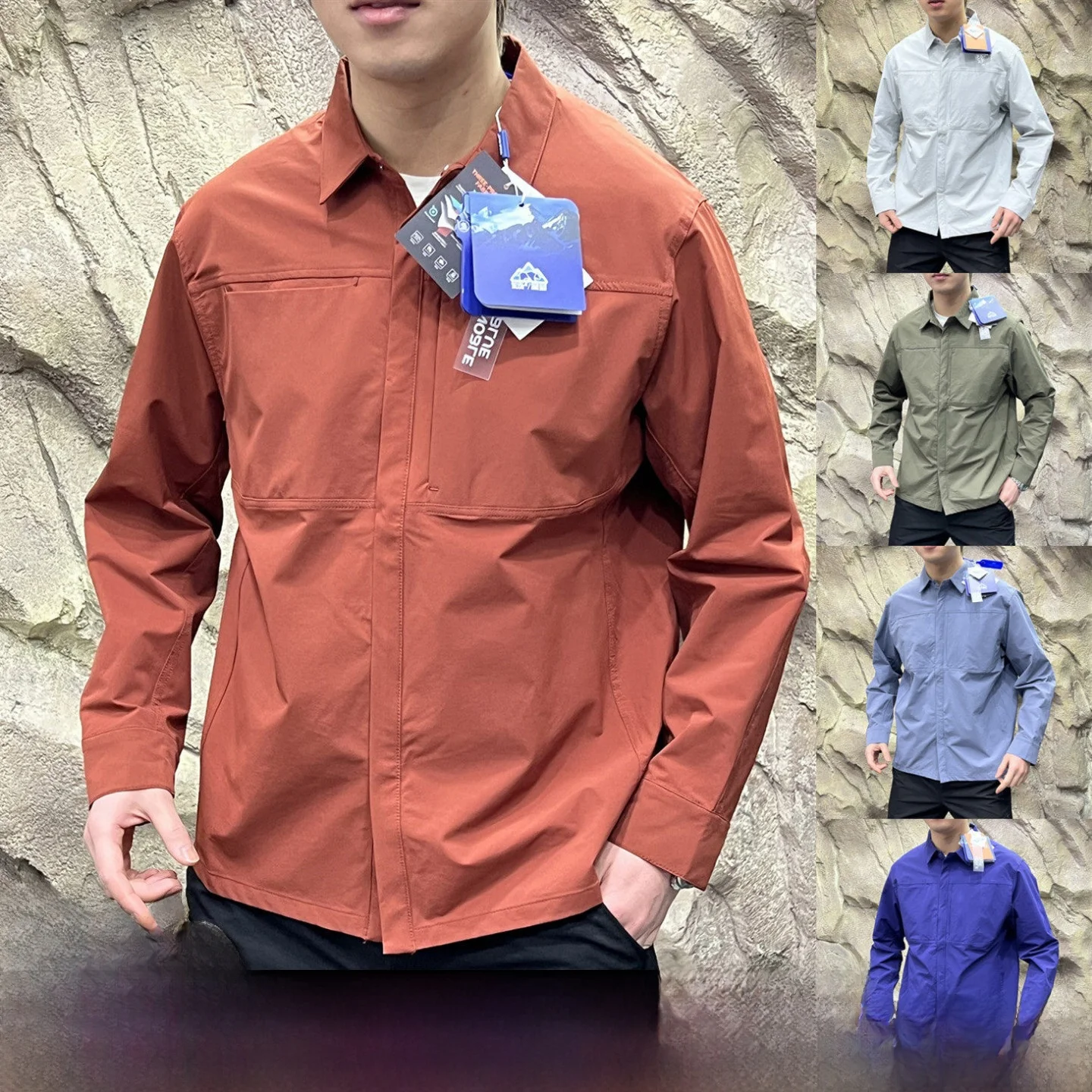 Outdoor Men's Shirt Jacket Lightweight Tear-Resistant Fly Bird Style High-End Mountain Series Functionality Casual Style Long...
Outdoor Men's Shirt Jacket Lightweight Tear-Resistant Fly Bird Style High-End Mountain Series Functionality Casual Style Long...