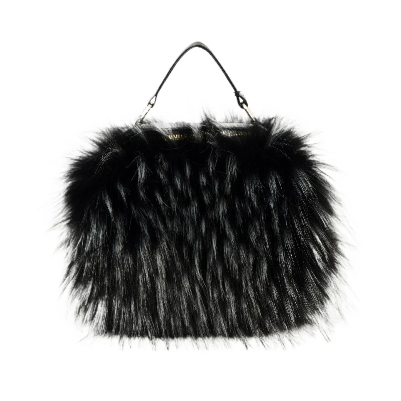 Winter Faux Fur Handbag High Quality Wool Plush Tote Fashion Patchwork Pu Leather Shopper Purses Soft Warm Fluffy Shoulder Bag
Winter Faux Fur Handbag High Quality Wool Plush Tote Fashion Patchwork Pu Leather Shopper Purses Soft Warm Fluffy Shoulder Bag