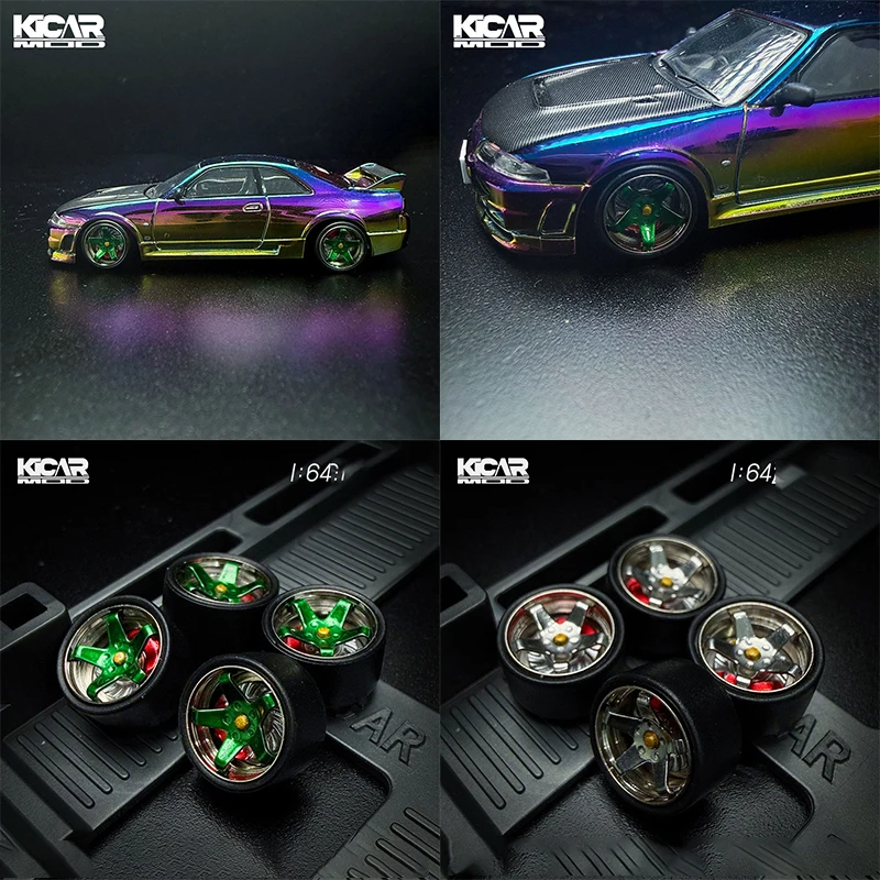 KICARMOD 1/64 Alloy Dynamic Bearing Hub Diameter 9.5mm Including Caliper Suitable for 1:64 Car Model Modification Accessories
KICARMOD 1/64 Alloy Dynamic Bearing Hub Diameter 9.5mm Including Caliper Suitable for 1:64 Car Model Modification Accessories