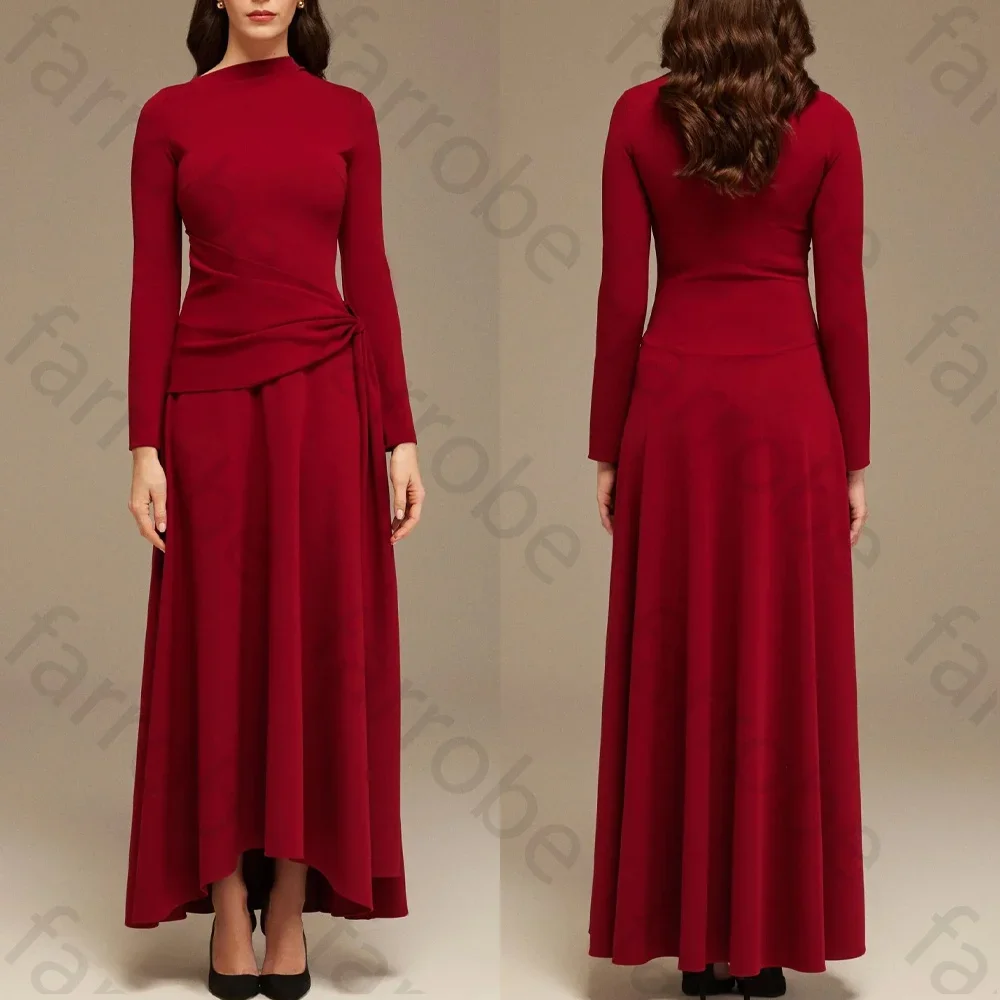 Customize Long-Sleeve Draped Maxi Dress with Asymmetric Hem A-Line Evening Dresses Exquisite High Quality Prom Party Gowns Women
Customize Long-Sleeve Draped Maxi Dress with Asymmetric Hem A-Line Evening Dresses Exquisite High Quality Prom Party Gowns Women