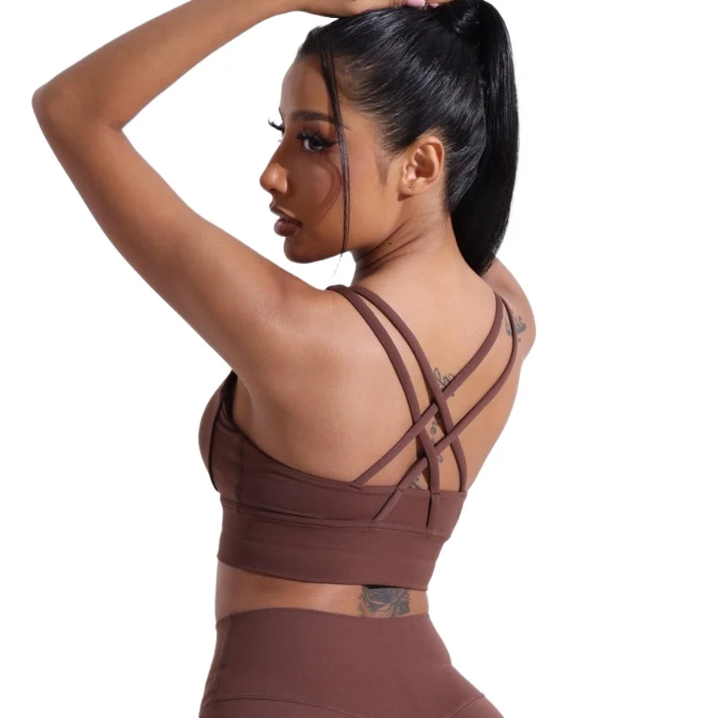 LezyanXR Nude Women Classic Back Cross Yoga Sports Underwear Outerwear Running Fitness Soft Bra Vest Sports Bra for Women Gym
LezyanXR Nude Women Classic Back Cross Yoga Sports Underwear Outerwear Running Fitness Soft Bra Vest Sports Bra for Women Gym