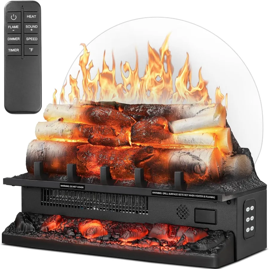 21-дюймовый отдельно стоящий электрический камин с 8-часовым таймером, звуковыми эффектами, дистанционным управлением, 3 режима звука, 5 скоростей пламени Brightne
21-дюймовый отдельно стоящий электрический камин с 8-часовым таймером, звуковыми эффектами, дистанционным управлением, 3 режима звука, 5 скоростей пламени Brightne