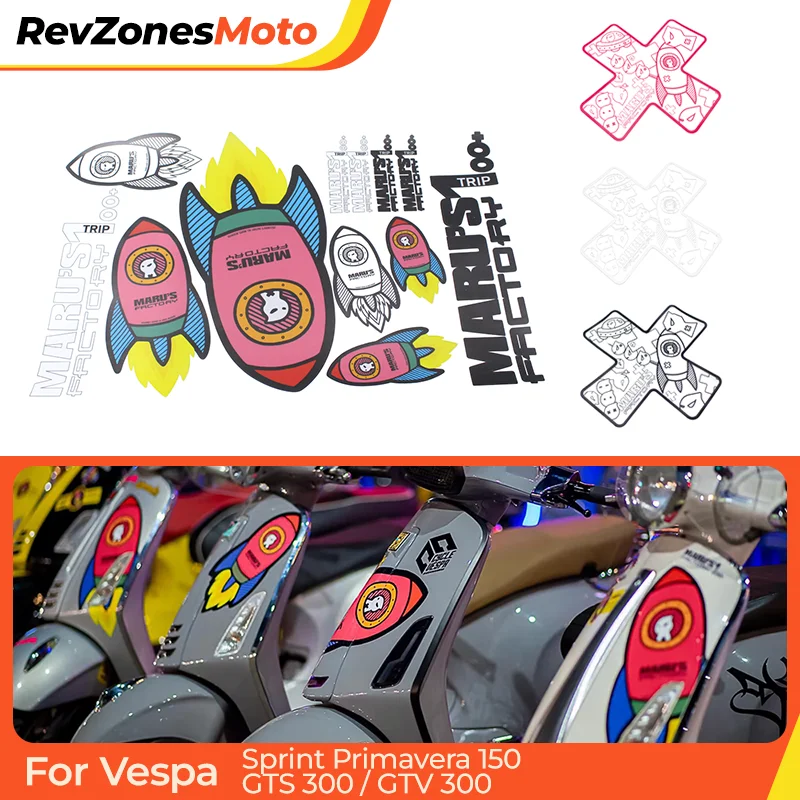 Motorcycle Decals Sticker for Vespa Sprint Primavera 150 GTS GTV 250 300 Reflective PVC Body Stickers
Motorcycle Decals Sticker for Vespa Sprint Primavera 150 GTS GTV 250 300 Reflective PVC Body Stickers