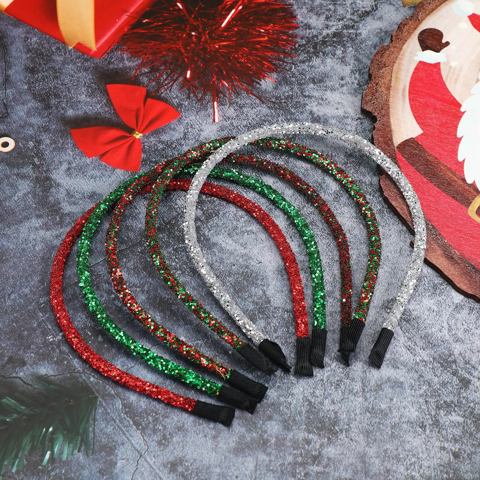 5Pcs Festival Hairbands Premium Glitter Powder Hair Accessories Ideal for Christmas Party Women Decorative Headband
5Pcs Festival Hairbands Premium Glitter Powder Hair Accessories Ideal for Christmas Party Women Decorative Headband