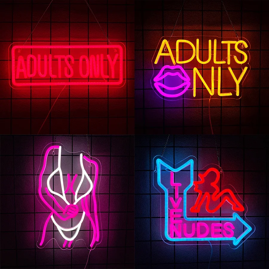 Adults Only Neon Sign,Lip LED Neon Lights Signs Sexy USB Powered Sign for Bedroom Bar Man Cave Hotel Party Wall Decor
Adults Only Neon Sign,Lip LED Neon Lights Signs Sexy USB Powered Sign for Bedroom Bar Man Cave Hotel Party Wall Decor