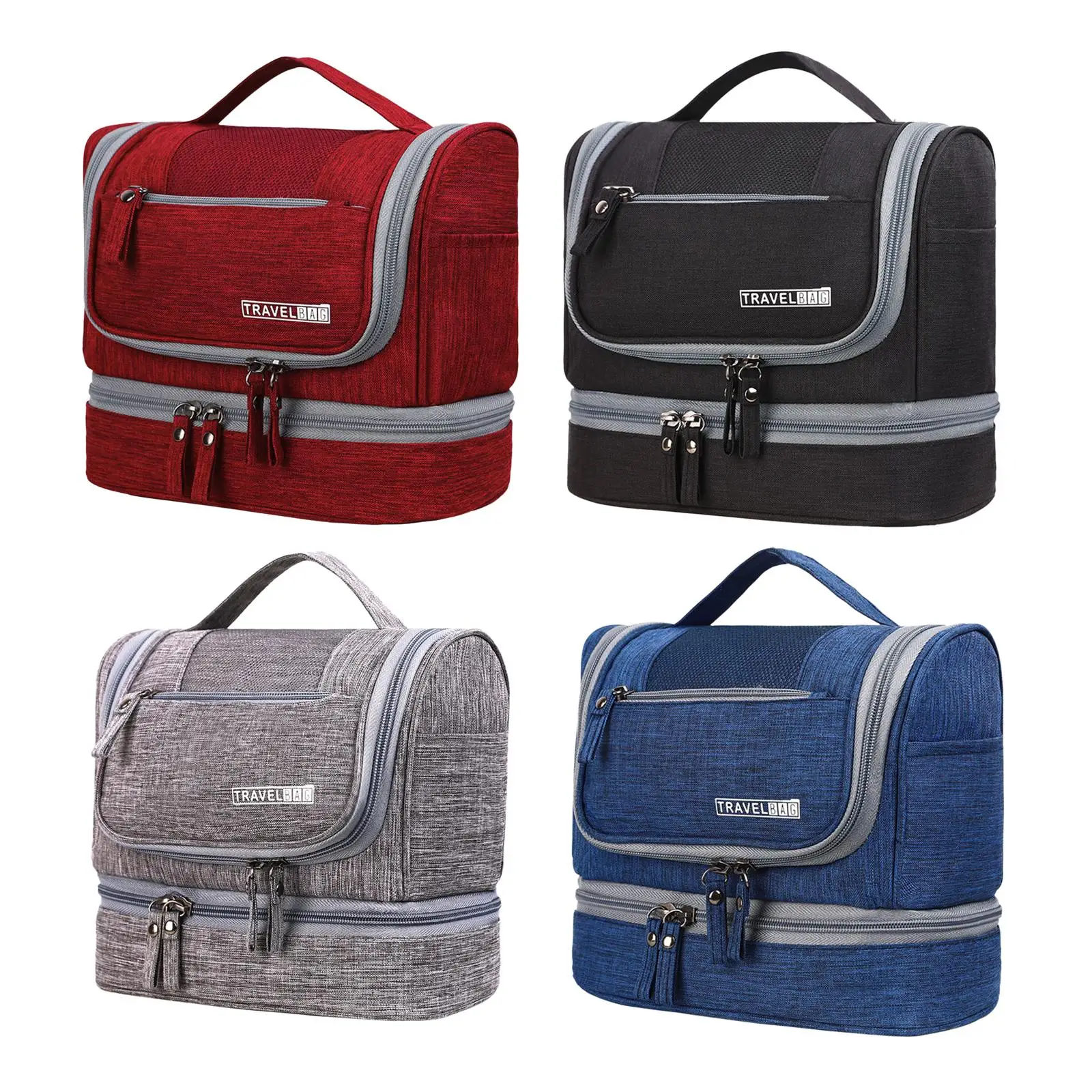 Hanging Oxford Cloth Wash Bag,Waterproof Storage Pouch,Toiletry Organizer Makeup Bag for Women Men
Hanging Oxford Cloth Wash Bag,Waterproof Storage Pouch,Toiletry Organizer Makeup Bag for Women Men