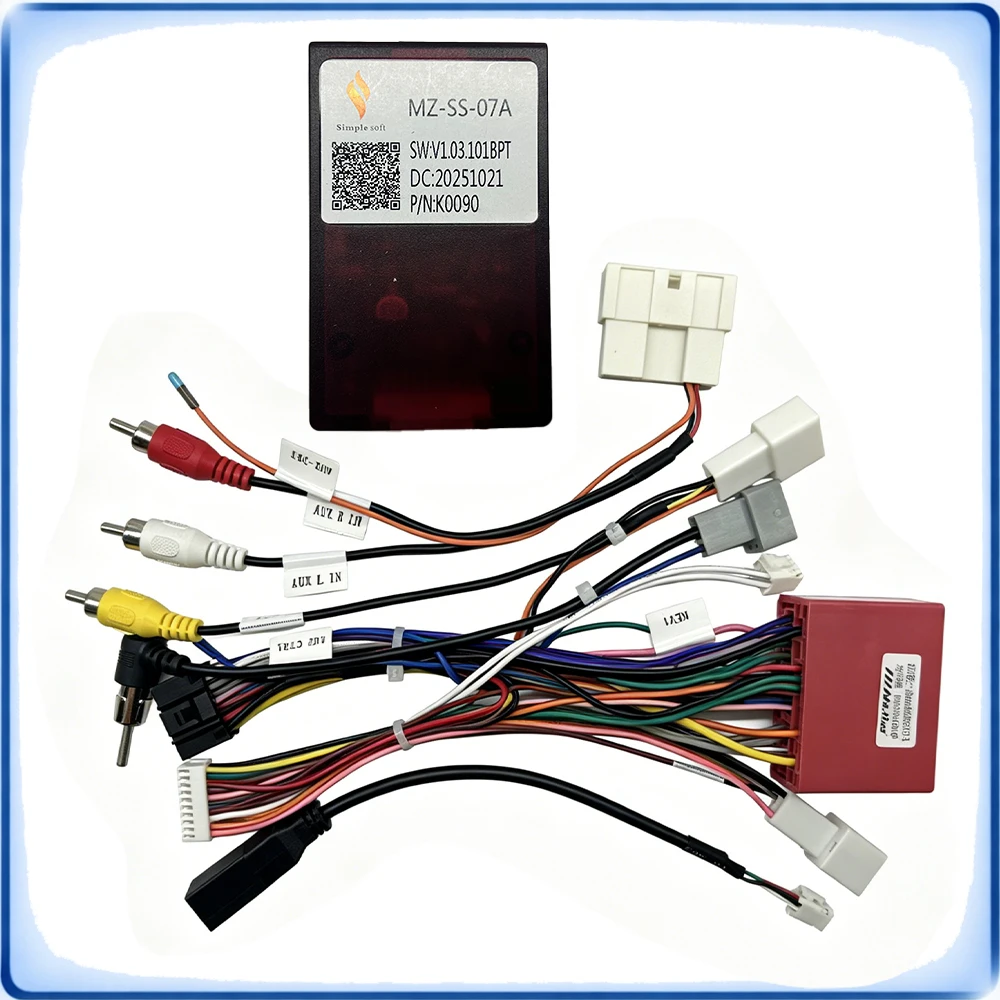 Car Accessories 16-Pin to 24-Pin Radio Wiring Harness with CANBUS Decoder for Mazda 6 CX-5 High Trim
Car Accessories 16-Pin to 24-Pin Radio Wiring Harness with CANBUS Decoder for Mazda 6 CX-5 High Trim