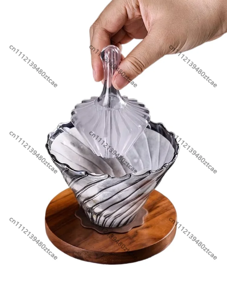 Tritan V60 Coffee Paper Press, Hand Brew Coffee Filter Paper Press Aid for Dripping Coffee Making
Tritan V60 Coffee Paper Press, Hand Brew Coffee Filter Paper Press Aid for Dripping Coffee Making