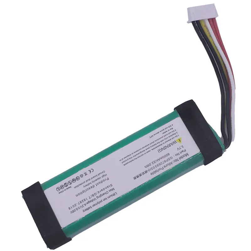 Portable speaker battery replacement, compatible with device GSP87269303 3.7v 6000 mAh Batera
Portable speaker battery replacement, compatible with device GSP87269303 3.7v 6000 mAh Batera