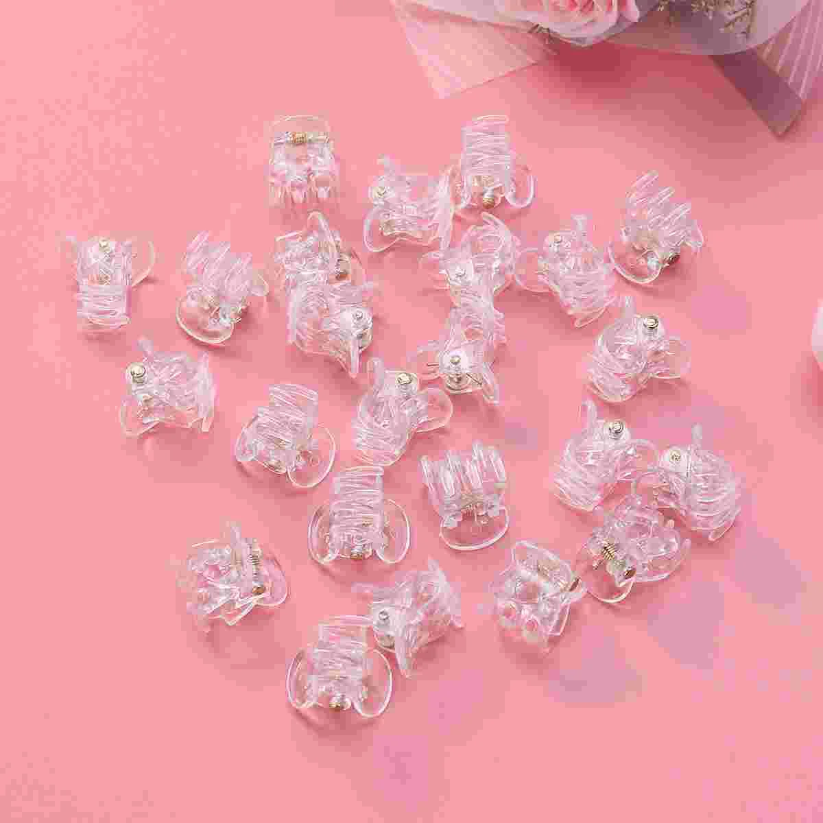 24 Pcs Mini Hair Clips for Women Girls Claw Accessories Plastic Styling Tools Smooth Bottom Decorations
24 Pcs Mini Hair Clips for Women Girls Claw Accessories Plastic Styling Tools Smooth Bottom Decorations