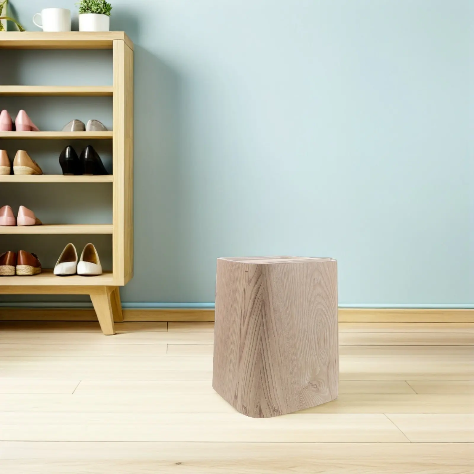 Vintage Wood Grain Trash Can with Lid Smooth Surface Easy Clean Compact Design for Living Room Bedroom Bathroom Office
Vintage Wood Grain Trash Can with Lid Smooth Surface Easy Clean Compact Design for Living Room Bedroom Bathroom Office