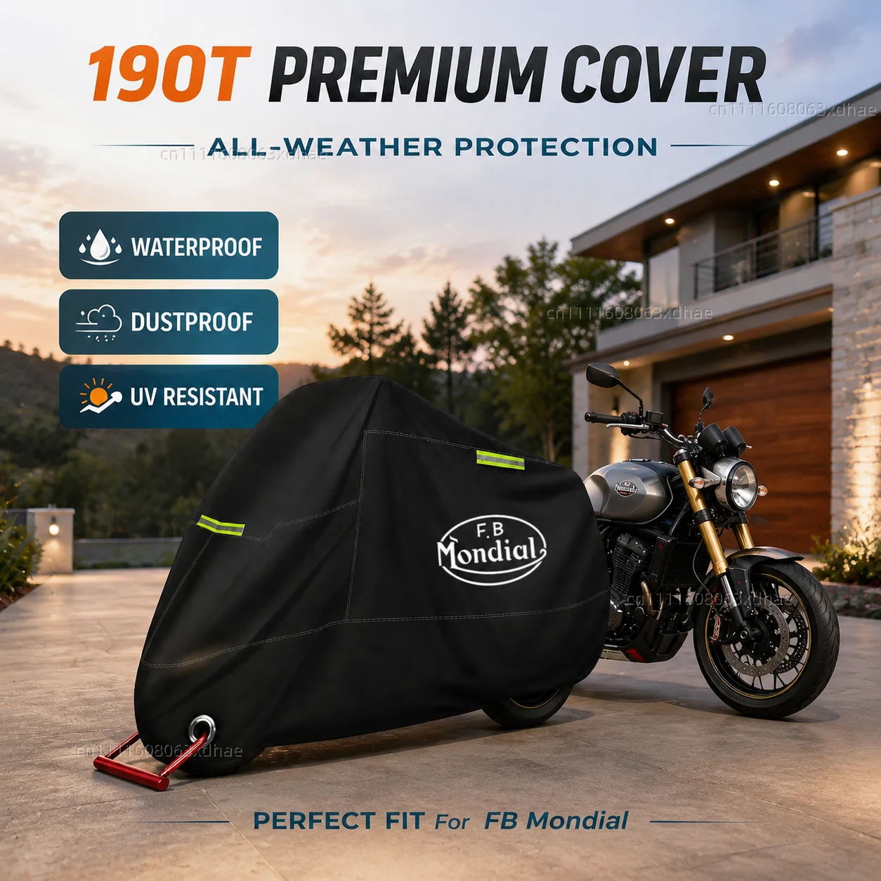 All Season Motorcycle Cover Rainproof Dustproof UV Protection 190T Oxford Cloth For For FB Mondial Flat Track HPS 125 300
All Season Motorcycle Cover Rainproof Dustproof UV Protection 190T Oxford Cloth For For FB Mondial Flat Track HPS 125 300
