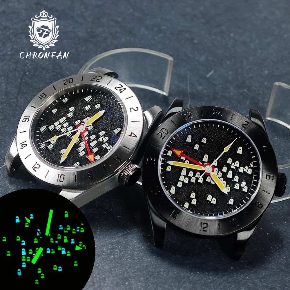 Новые часы 40 мм, циферблат 50 Ghost с 3D-циферблатом и сапфировым стеклом PVD AR, набор корпусов NH34, автоматический механизм, водонепроницаемые часы GMT, 20 м.
Новые часы 40 мм, циферблат 50 Ghost с 3D-циферблатом и сапфировым стеклом PVD AR, набор корпусов NH34, автоматический механизм, водонепроницаемые часы GMT, 20 м.