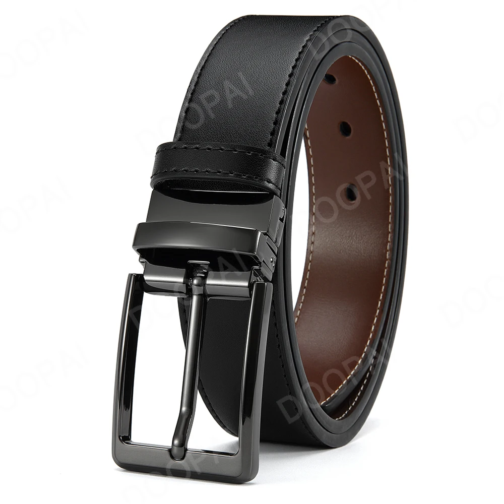 Регулируемый двухслойный ремень из воловьей кожи с металлической вращающейся пряжкой для мужчин, деловой ремень высокого качества с дополнительными цветами
Регулируемый двухслойный ремень из воловьей кожи с металлической вращающейся пряжкой для мужчин, деловой ремень высокого качества с дополнительными цветами