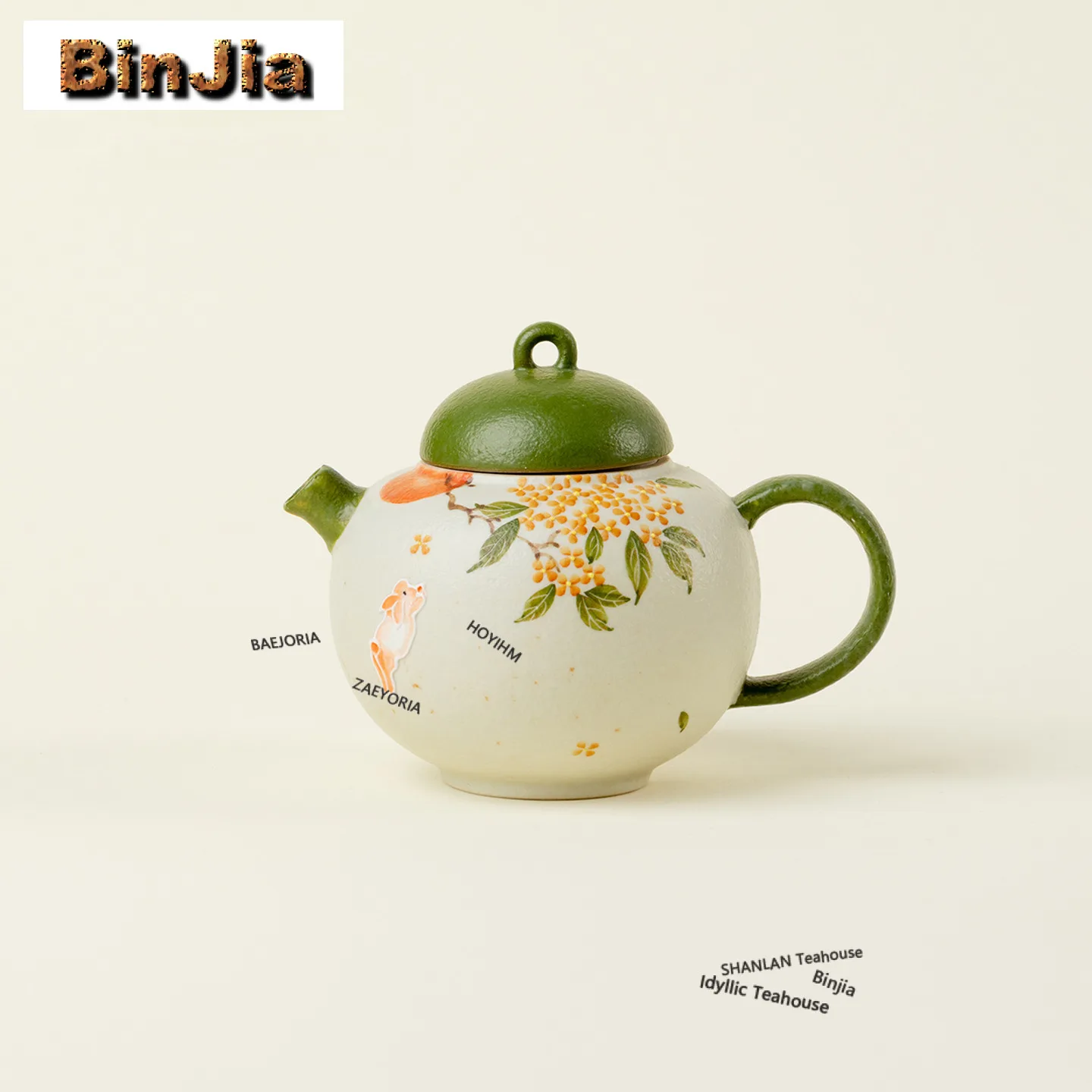 145ml Hand-painted Moon Rabbit Fragrans Teapot Boutique Tea Infuser Pot Tea Maker Kettle With Ball Hole Cha Accessories Craft
145ml Hand-painted Moon Rabbit Fragrans Teapot Boutique Tea Infuser Pot Tea Maker Kettle With Ball Hole Cha Accessories Craft