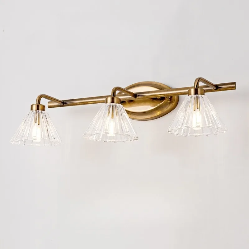 American Luxury Nordic Metal Glass Vanity Mirror LED Wall Light Waterproof Bathroom Home Decor Novelty New Energy Saving
American Luxury Nordic Metal Glass Vanity Mirror LED Wall Light Waterproof Bathroom Home Decor Novelty New Energy Saving