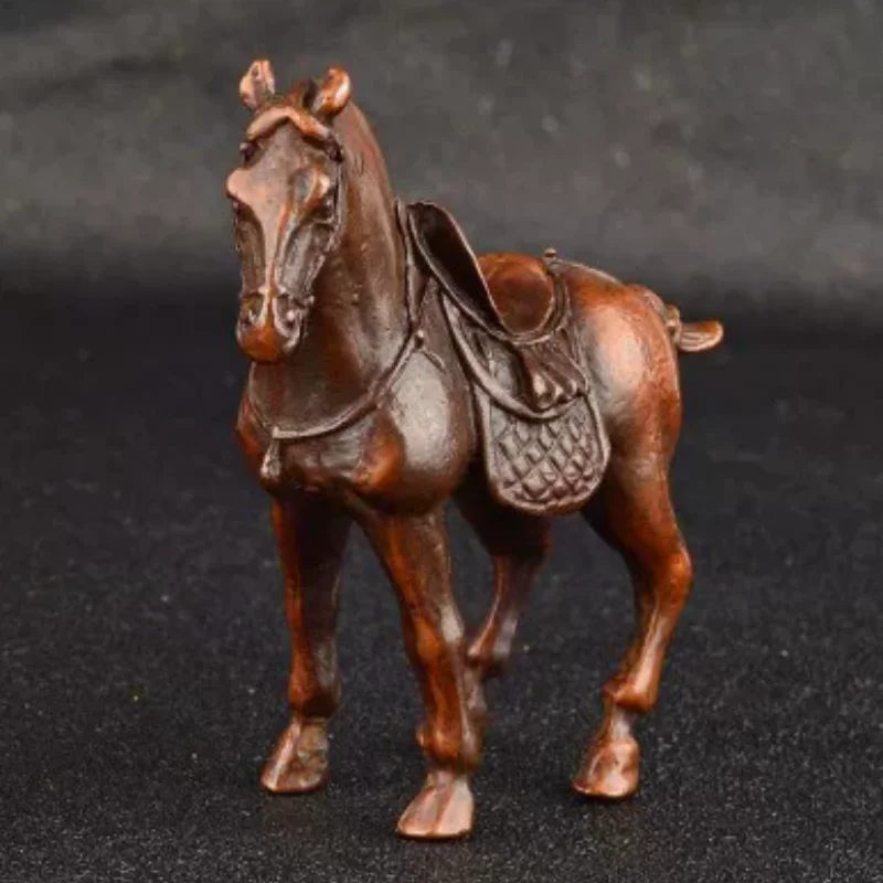 Retro Solid Copper Chinese style Tang Horse Twelve Zodiac Horse Statue Ornament Tea Ceremony Tea Pet Desktop Decoration
Retro Solid Copper Chinese style Tang Horse Twelve Zodiac Horse Statue Ornament Tea Ceremony Tea Pet Desktop Decoration
