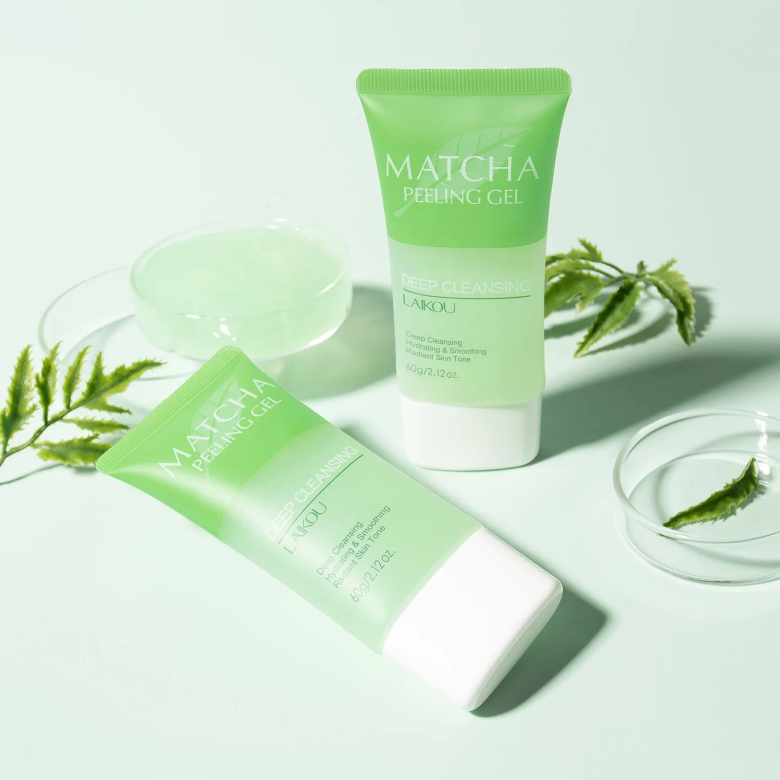 LAIKOU 60g Matcha Exfoliating Exfoliate Peeling Gel Facial Scrub Moisturise Nourishing Repair Scrubs Face Cream Skin Care
LAIKOU 60g Matcha Exfoliating Exfoliate Peeling Gel Facial Scrub Moisturise Nourishing Repair Scrubs Face Cream Skin Care